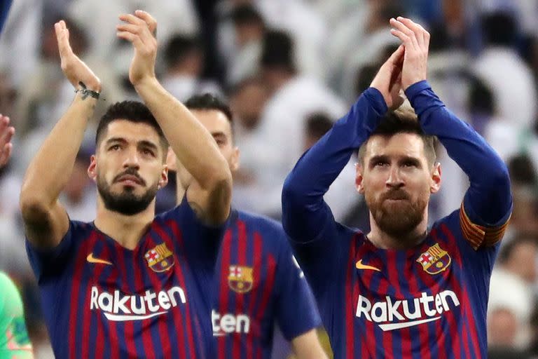 Luis Suárez habló de su salida de Barcelona y de la situación de Lionel Messi en el club