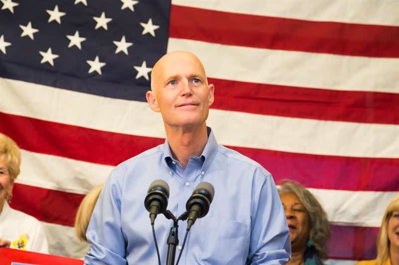 Rick Scott去年2月提出「防止台灣遭侵略法案」（圖／Rick Scott臉書）