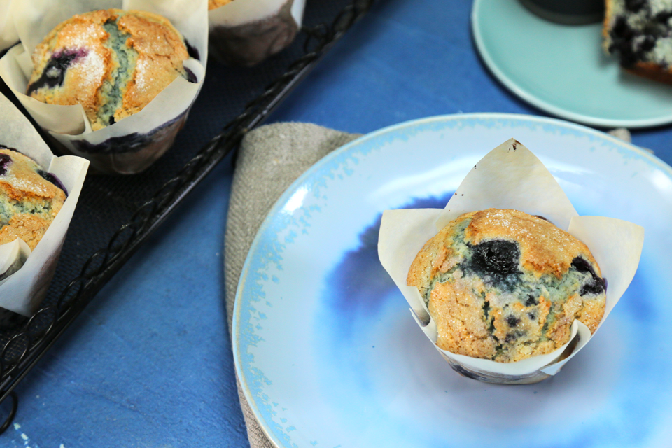Bakeshop Blueberry Muffins
