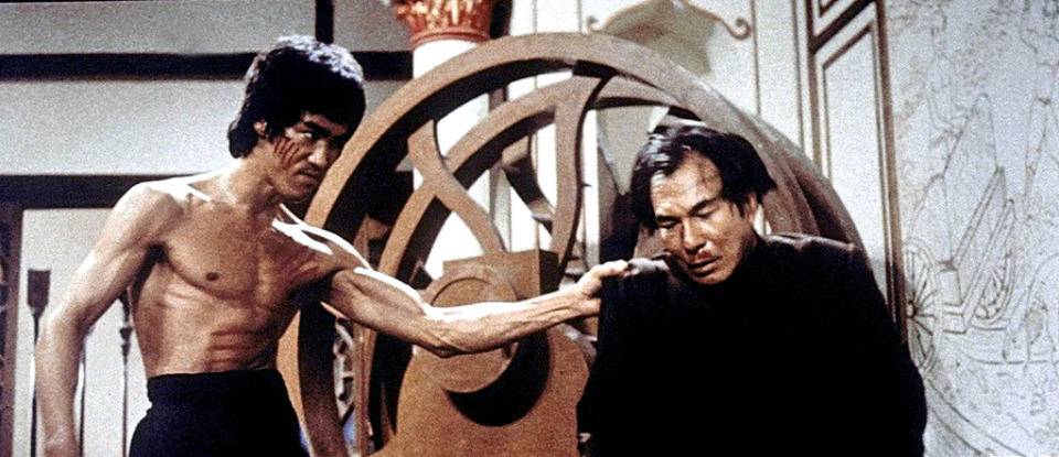 <a href="http://movies.yahoo.com/movie/enter-the-dragon/" data-ylk="slk:ENTER THE DRAGON;elm:context_link;itc:0;sec:content-canvas" class="link ">ENTER THE DRAGON</a> (1973) <br>Directed by: <span>Robert Clouse</span> <br>Starring: <span>Bruce Lee</span>, <span>John Saxon</span> and <span>Jim Kelly</span>