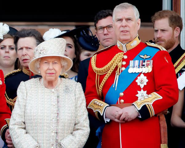 Max Mumby/Indigo/Getty Images Queen Elizabeth and Prince Andrew at Trooping the Colour 2019