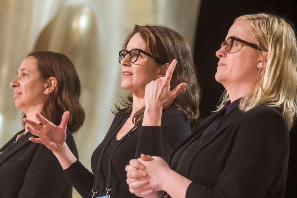 (L-R) Maya Rudolph, Tina Fey and Amy Poehler