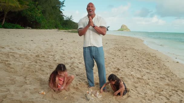 PHOTO: Dwayne Johnson announced in a recorded message from Hawaii that a live-action reimagining of the 2016 feature film 'Moana' is in development. (Walt Disney Studios)