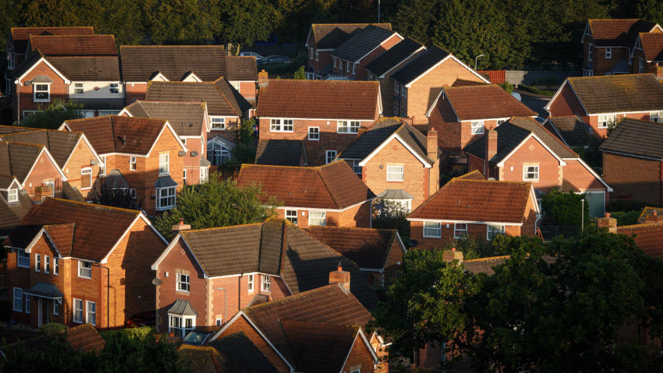 Houses in Glastonbury, UK