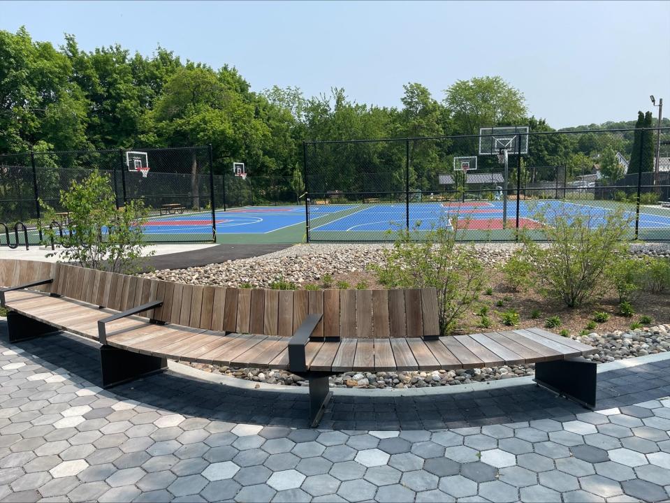 Malcolm X Park in the City of Poughkeepsie features new benches, tables and landscaping, among other improvements.