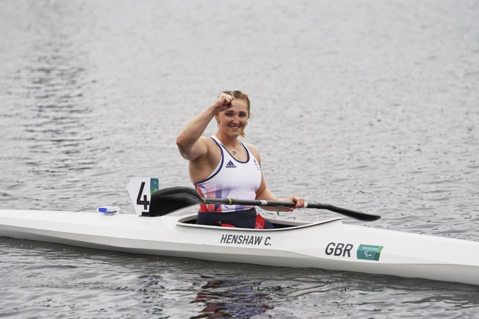 Charlotte Henshaw claimed kayaking gold after switching from swimming (Picture: Imagecomms)