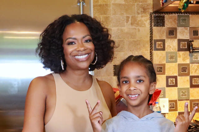 Kandi Burruss and her son Son Ace Tucker