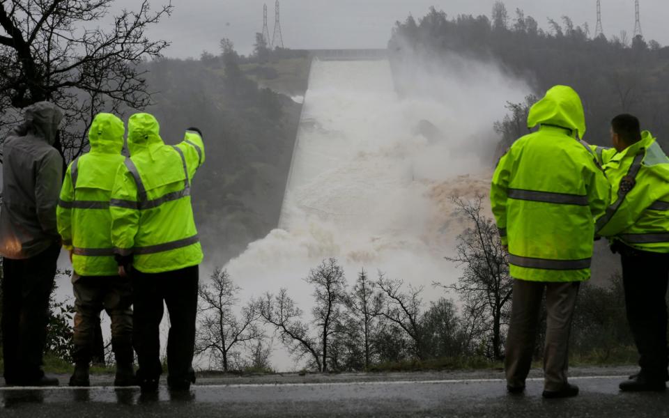FOTOS: Los daños en la presa Oroville, la más alta de EEUU