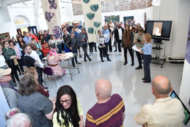 Lancashire Telegraph: The launch of Blackburn University Centre’s Annual Art and Design Degree Show 2022 on Friday