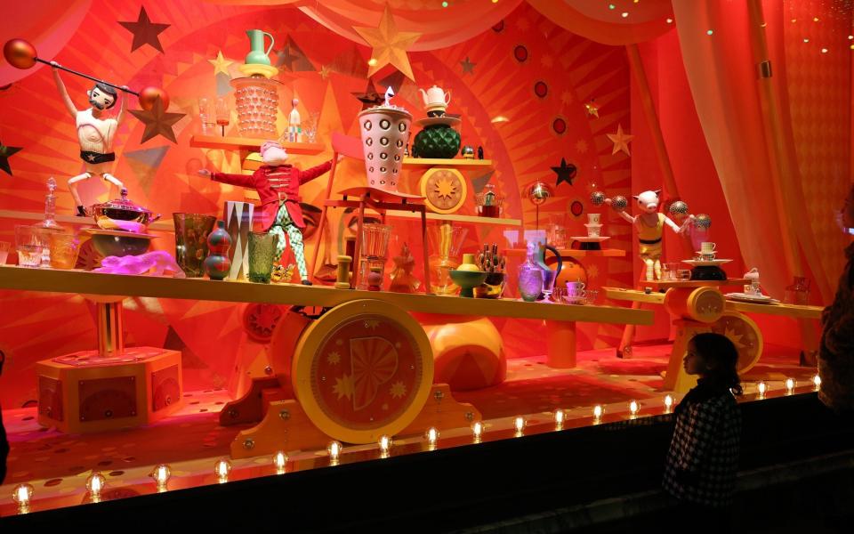 printemps shop window christmas festive - Getty