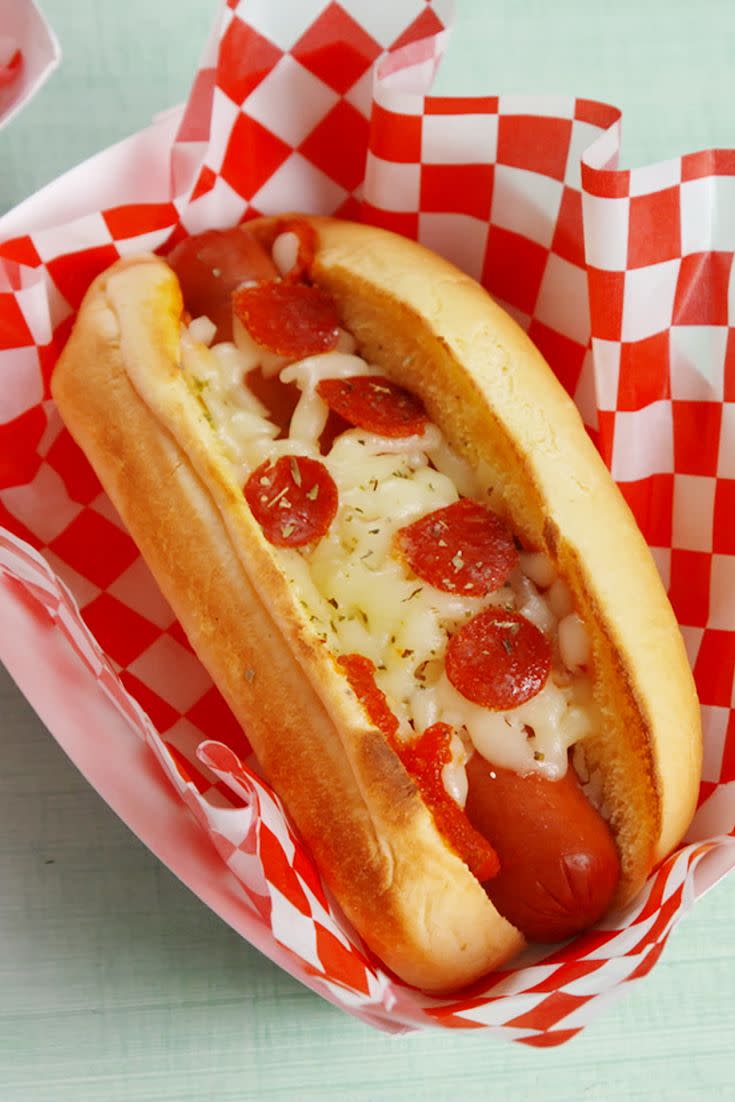 pizza hot dogs