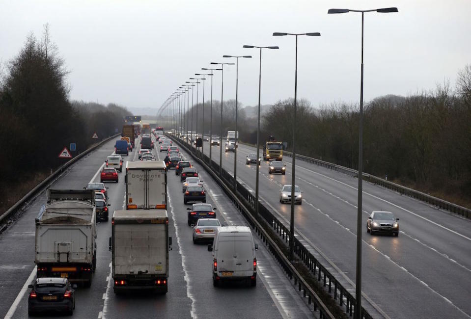 The crash happened on the M40 in Oxfordshire (Picture: PA)