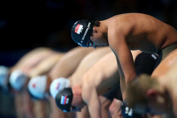 Joseph competes at the 15th FINA World Championships on July 30, 2013 in Barcelona, Spain. (Getty Images)