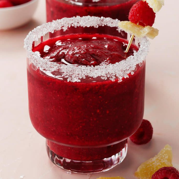 Frozen Ginger-Raspberry Margarita