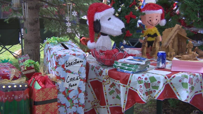 Woman battling cancer gets a surprise Christmas in July