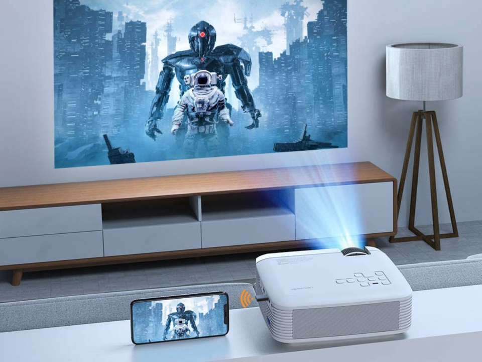 Save nearly 25 percent on this Apeman Mini Projector. (Photo: Apeman)