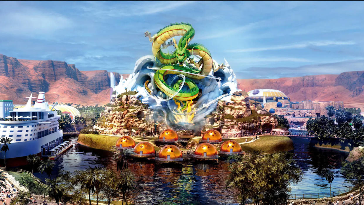 Shenron, le dragon de « Dragon Ball », au milieu d’un projet de parc d’attraction en Arabie saoudite.