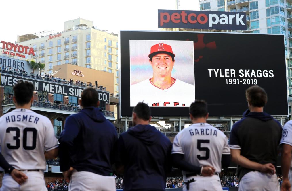 Tyler Skaggs was reportedly given oxocodone by L.A. Angels