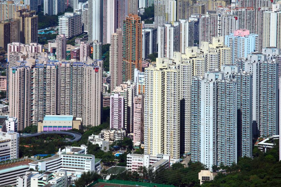 apartment block in Hong Kong