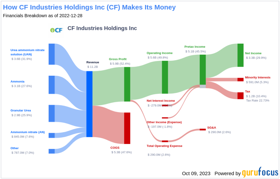 CF Industries Holdings Inc (CF): A Deep Dive into Financial Metrics and Competitive Strengths
