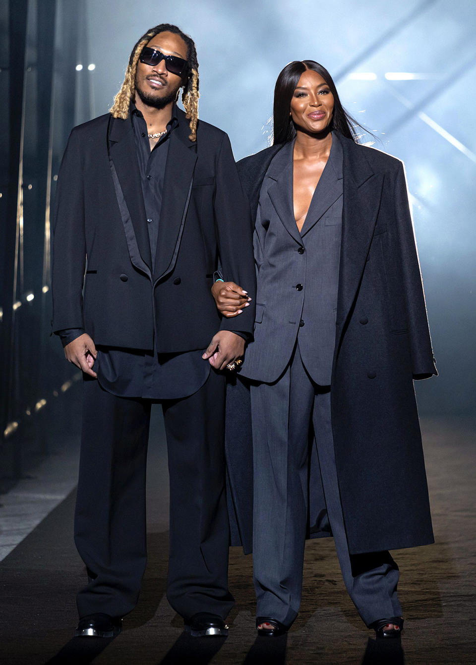 Future and Naomi Campbell at Boss