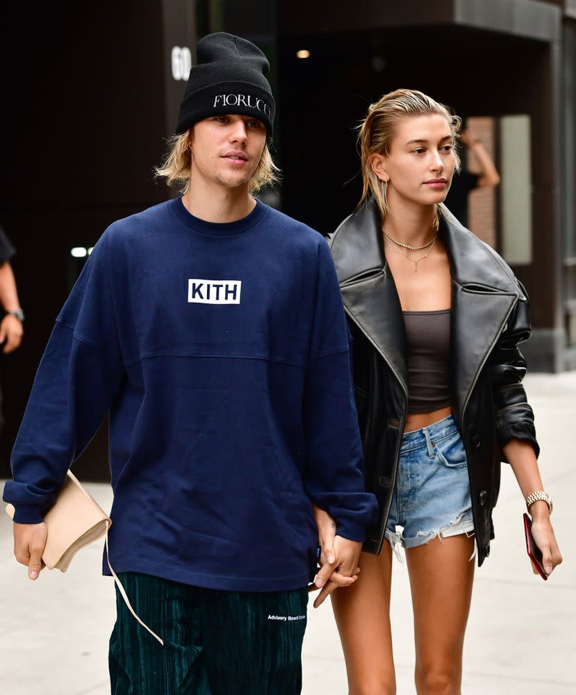 Justin Bieber and Hailey Baldwin | James Devaney/GC Images