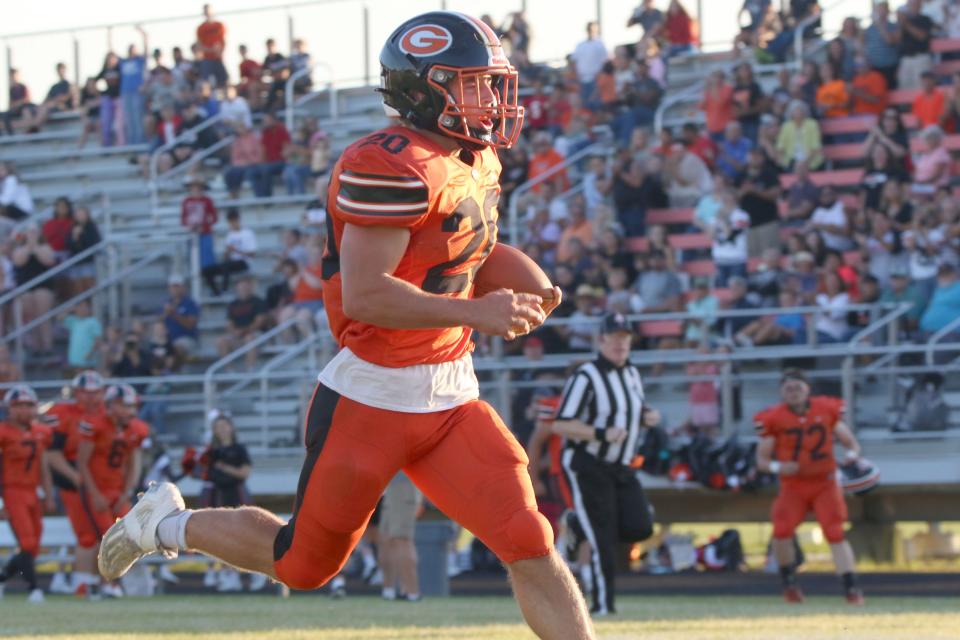 Gibsonburg's Connor Smith scores.