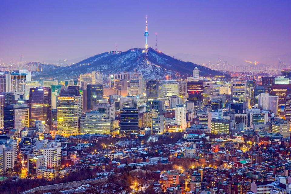 Seoul, South Korea, is one frenetic Asian city you can visit with a test (Getty Images/iStockphoto)