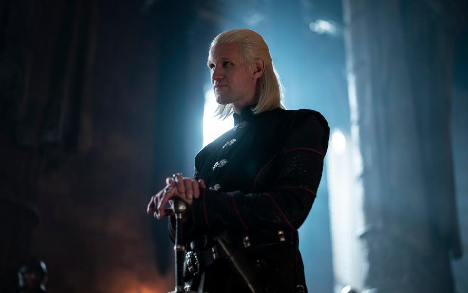 Blonde ambition: Matt Smith as Daemon Targaryen in House of the Dragon - HBO