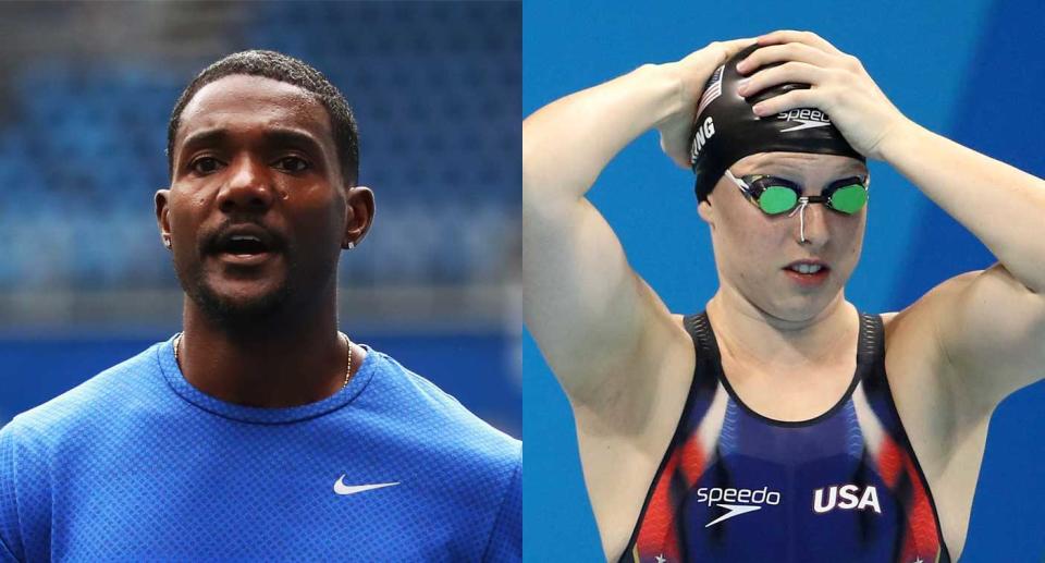 Justin Gatlin and Lilly King