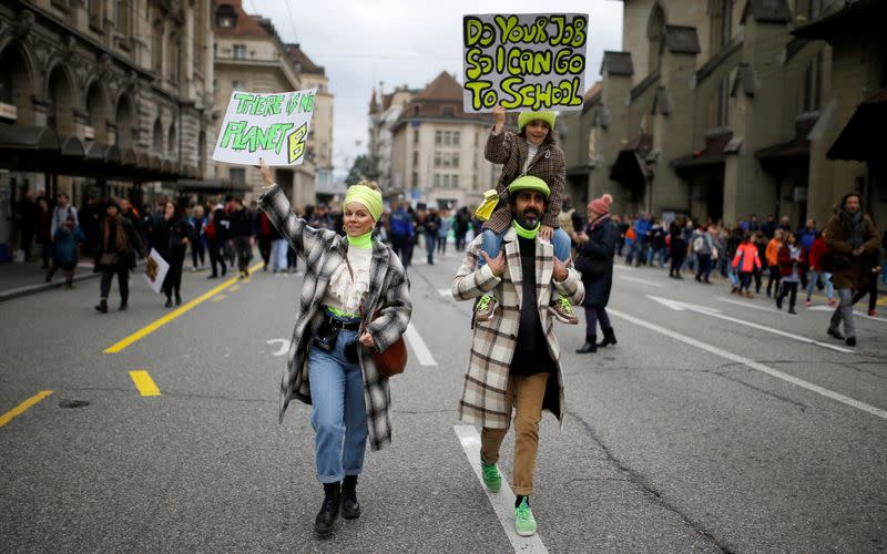 Fridays For Future climate march in Lausanne