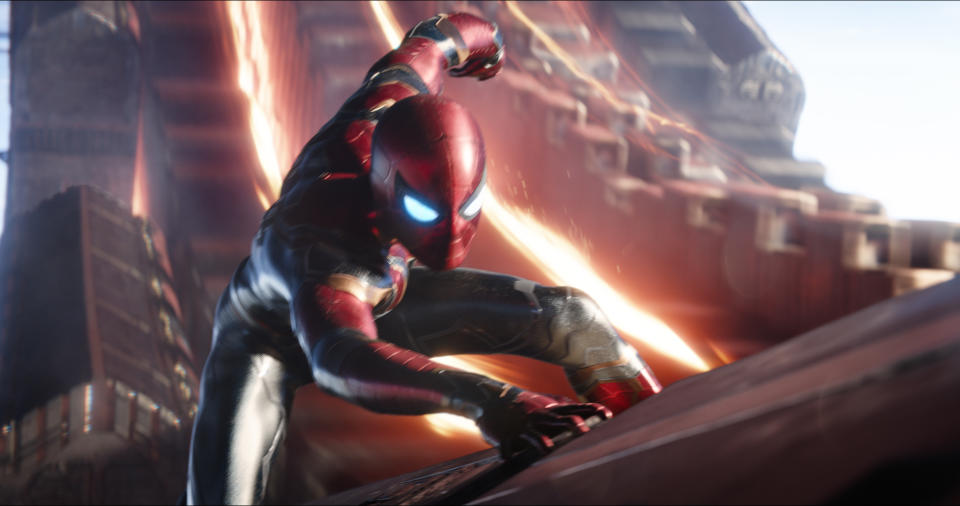 Spider-Man in <i>Avengers: Infinity War</i>. (Photo: Marvel Studios)