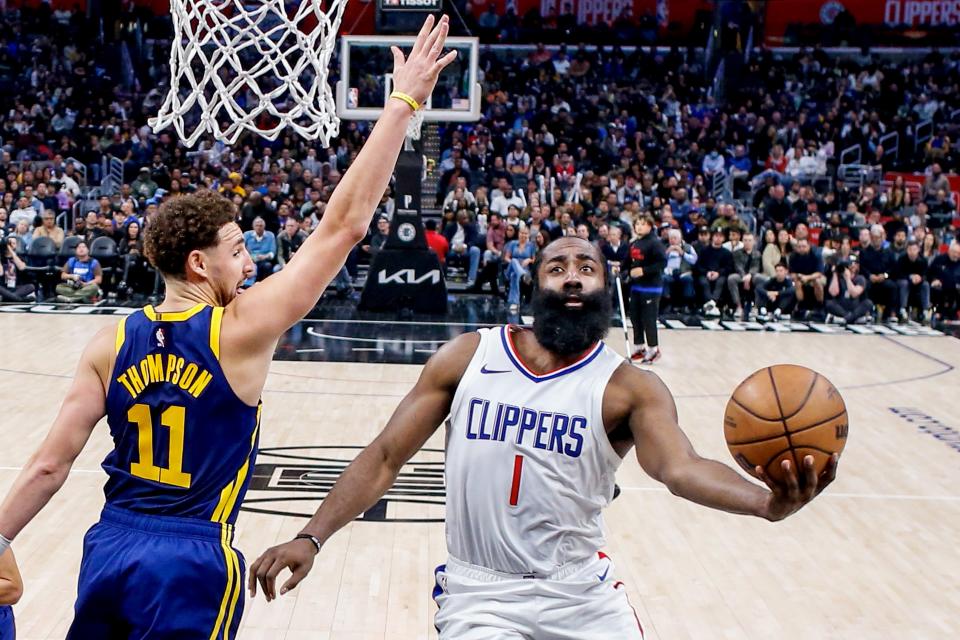 The Clippers beat the Warriors in their last meeting back in December. (Ringo Chiu/Xinhua via Getty Images)