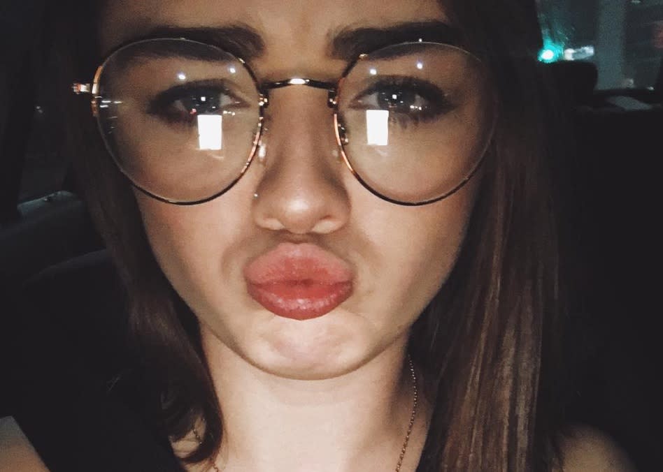 9 celebs rocking the “grandma glasses” trend (and where to buy them)