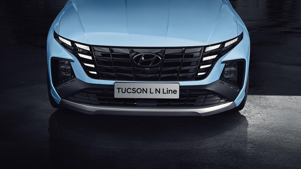Hyundai Tucson L N Line 為運動化車型，外觀上更為霸氣，也充滿運動氛圍。（圖／南陽實業提供）