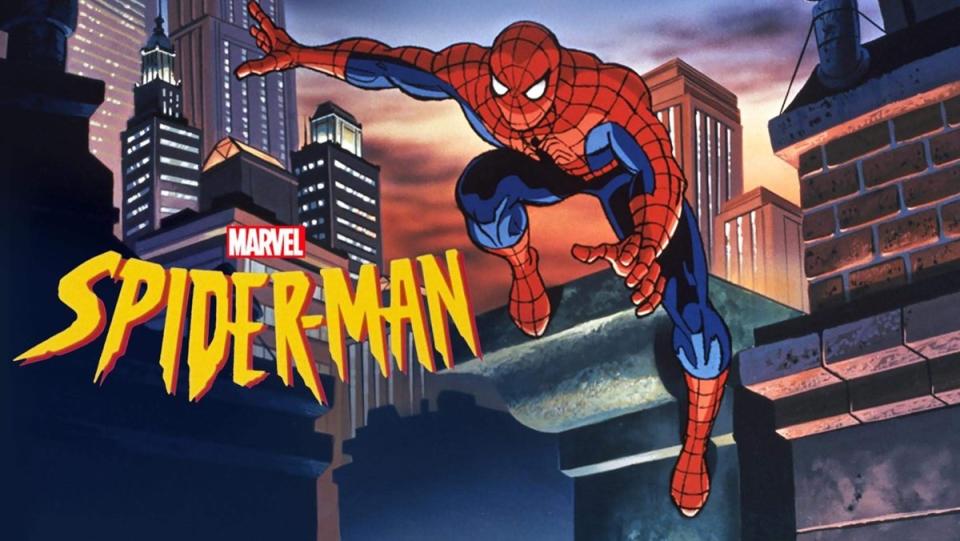 Promo art for Spider-Man: The Animated Series, which ran of Fox Kids from 1994-1997.