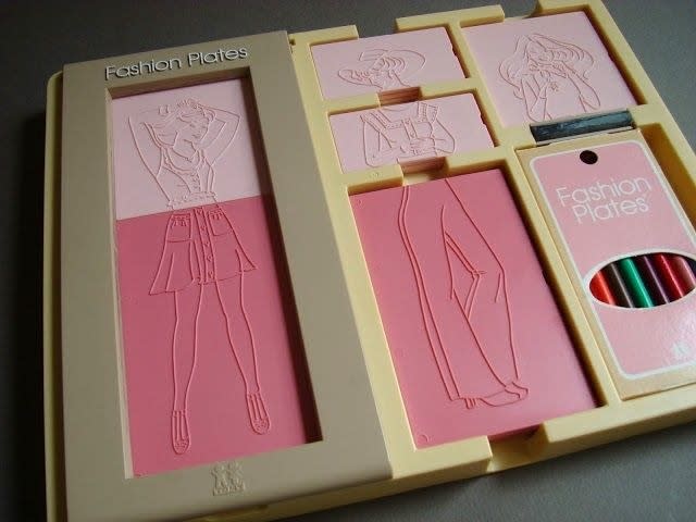 A Fashion Plates play set from the early '80s