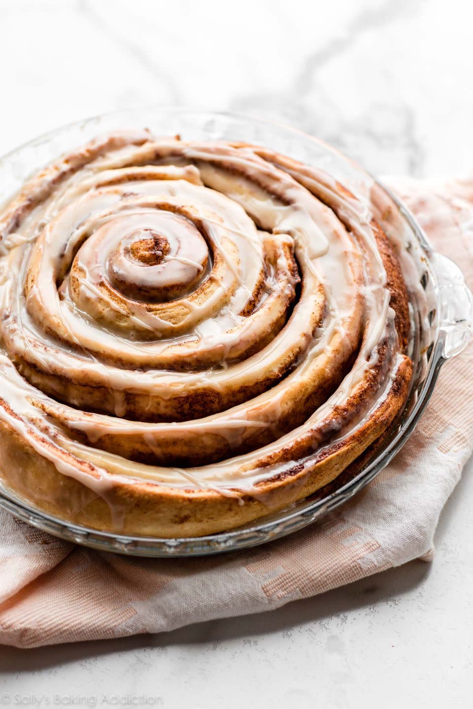 Giant Cinnamon Roll Cake