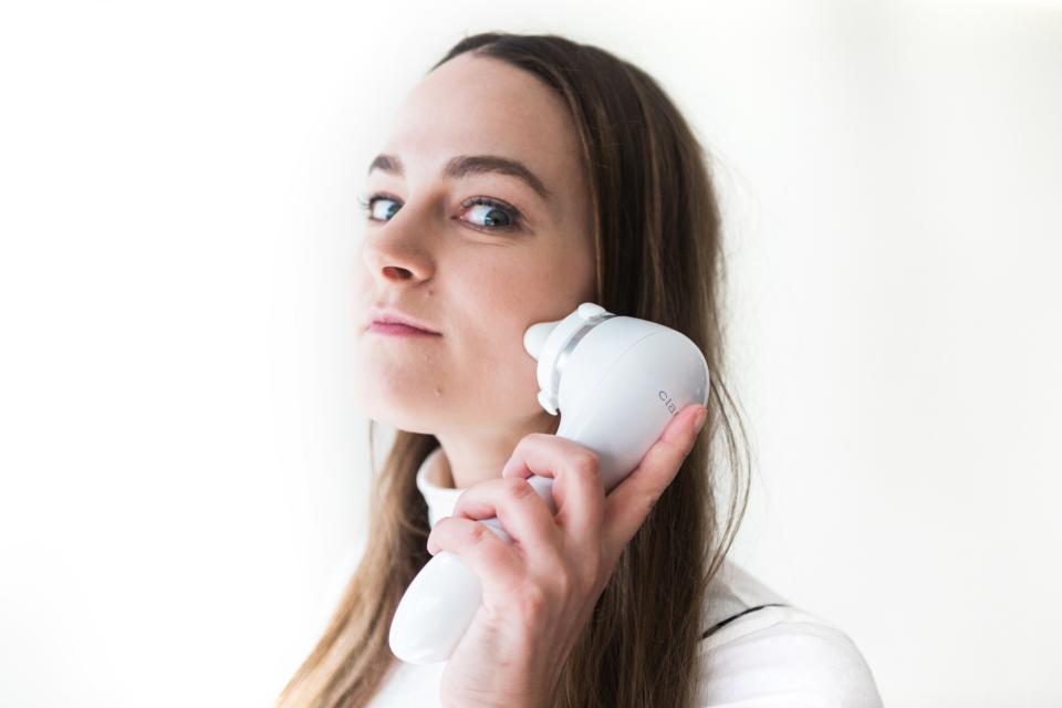 What happened when we gave the new Clarisonic Facial Firming Device—the brand's new facial massager—a test drive.