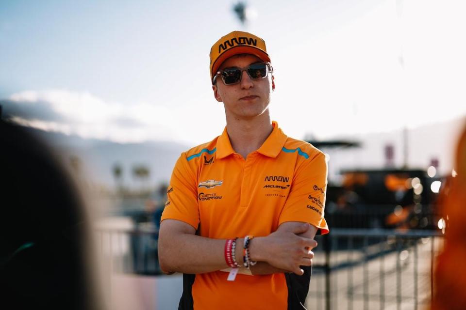 After dislocating his left wrist in a mountain biking accident, new Arrow McLaren driver David Malukas has been forced to miss the first two IndyCar race weekends of the 2024 season. When he'll make his return to the cockpit is unclear.