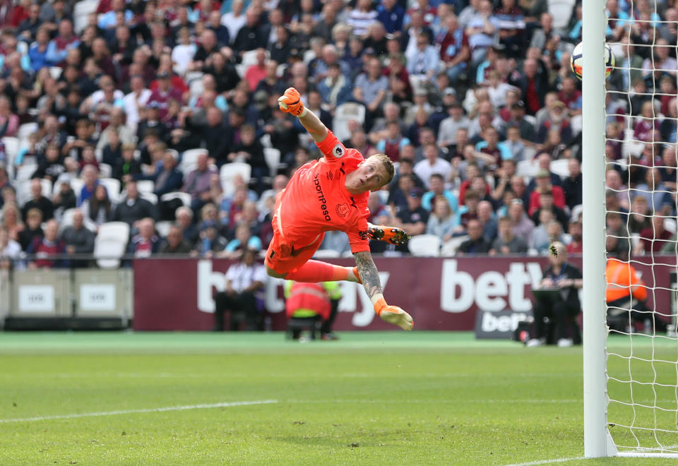 Everton’s Jordan Pickford is a target for Chelsea