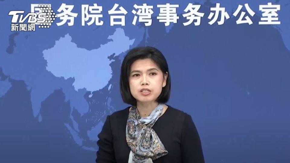 國台辦發言人朱鳳蓮日前出面說明遠東遭罰事件。（圖／TVBS資料畫面）