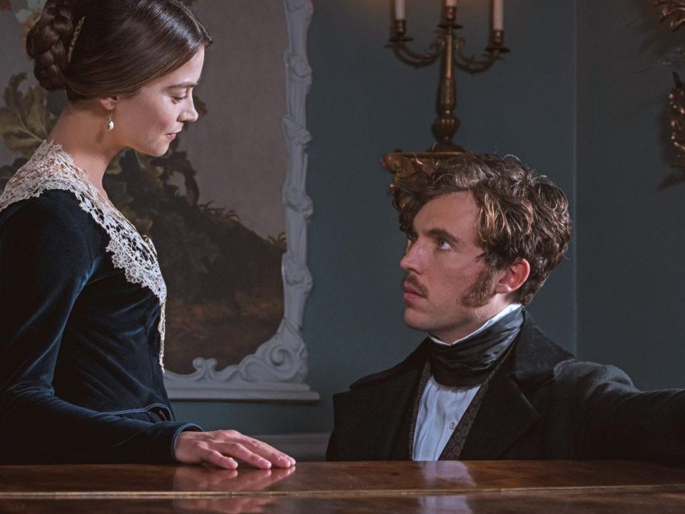 Jenna Coleman and Tom Hughes