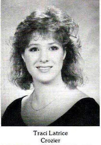 Traci Crozier's high school yearbook photo