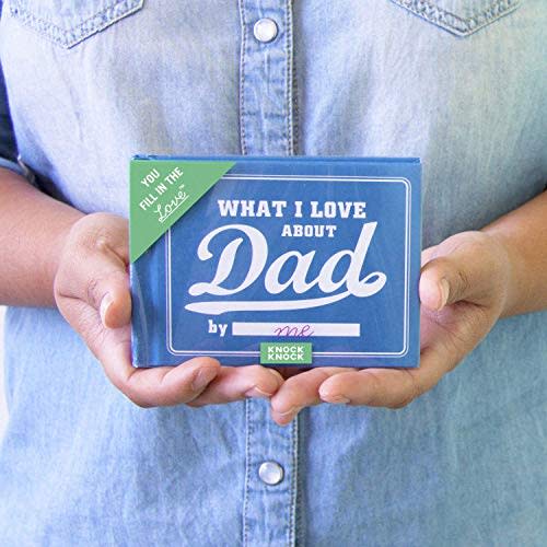 Knock Knock What I Love about Dad Fill in the Love Book Fill-in-the-Blank Gift Journal (Amazon / Amazon)