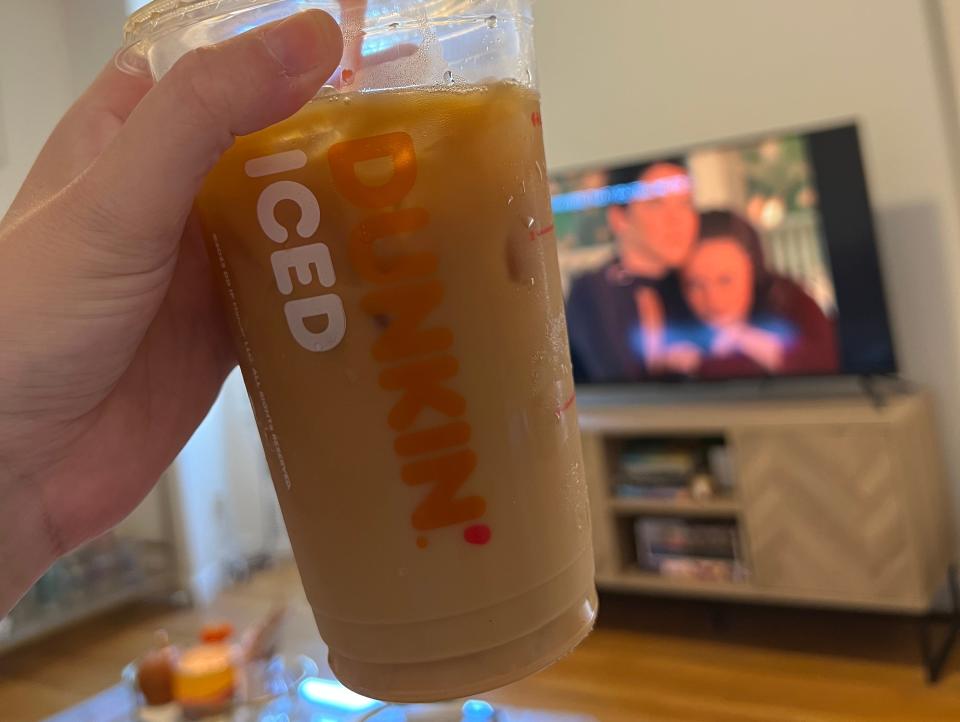 dunkin pumpkin iced coffee