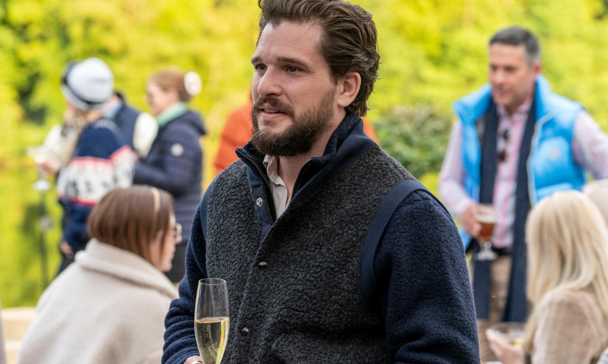 <span>Kit Harington as Henry Muck in HBO series Industry.</span><span>Photograph: Nick Strasburg/BBC/Bad Wolf Productions/HBO</span>