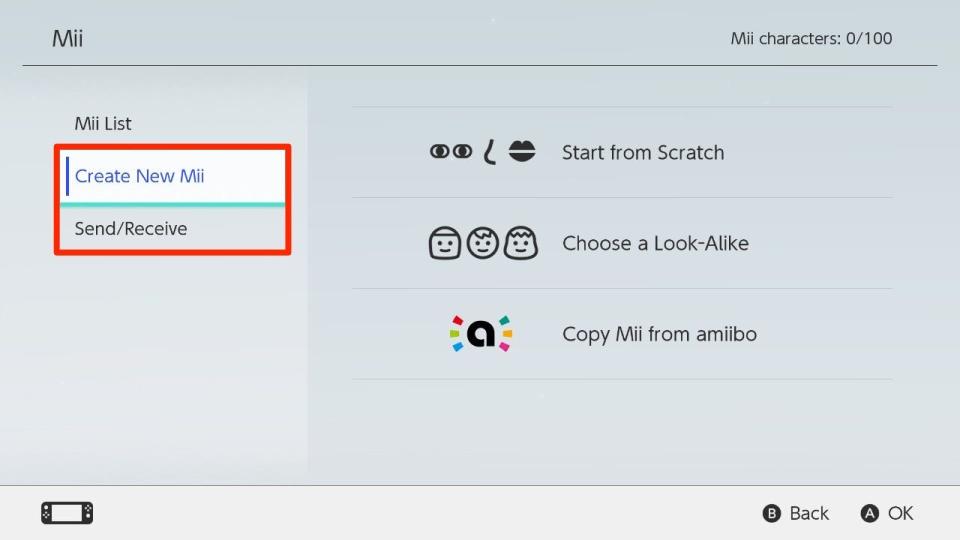 How to create a Mii on Nintendo Switch   3