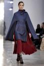 The Carolina Herrera collection is modeled during Fashion Week in New York, Monday, Feb. 13, 2017. (AP Photo/Richard Drew)