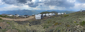 Figure 4: Base camp, Florin Gold Project, July 2021